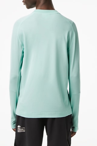 T-shirt slim en coton biologique - Turquoise