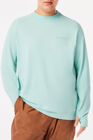 T-shirt slim en coton biologique - Turquoise