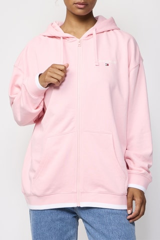 Sweat à capuche Rose