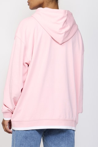 Sweat à capuche Rose