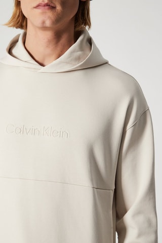 Sweat à capuche en coton biologique - Beige