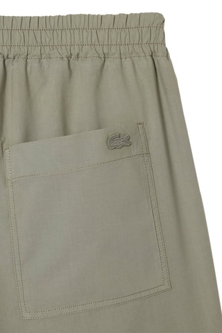 Short relaxed en coton biologique - Kaki clair