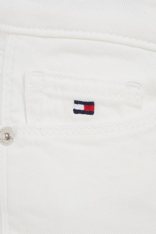 Short en jean Blanc