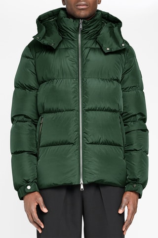 Bomber com capuz Verde