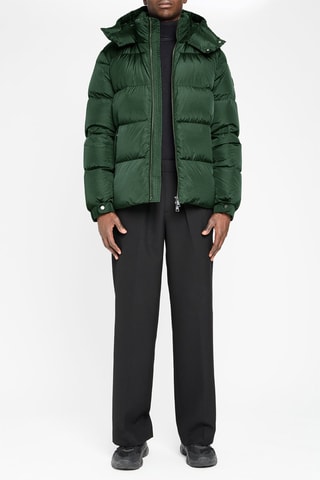 Bomber com capuz Verde