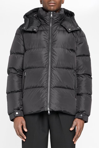 Bomber com capuz Preto