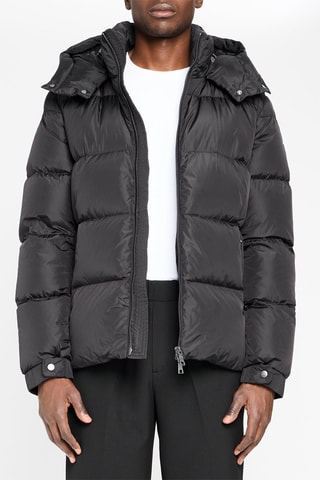 Bomber com capuz Preto
