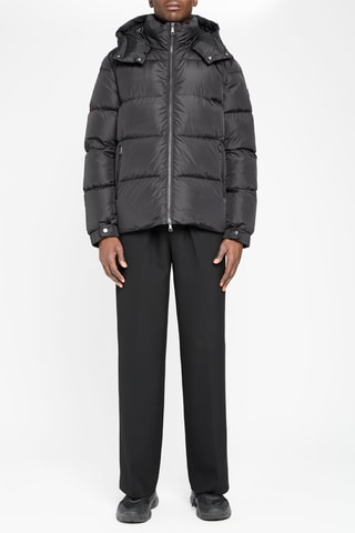 Bomber com capuz Preto