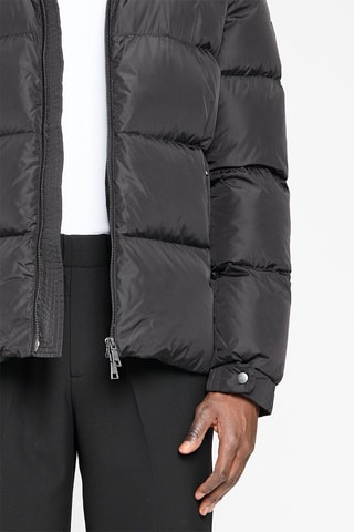 Bomber com capuz Preto