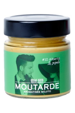 Moutarde aromatisée mojito Alberto le Gigolo - 200 g