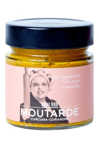 Moutarde curcuma coriandre Cassandre cœur à prendre - 200 g