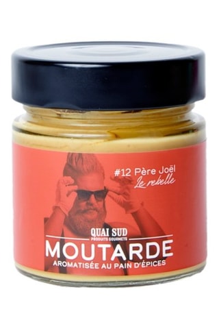 Moutarde aromatisée pain d'épices Père Joel le Rebelle - 200 g
