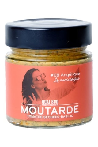 Moutarde tomates séchées et basilic Angélique la Narcissique - 200 g