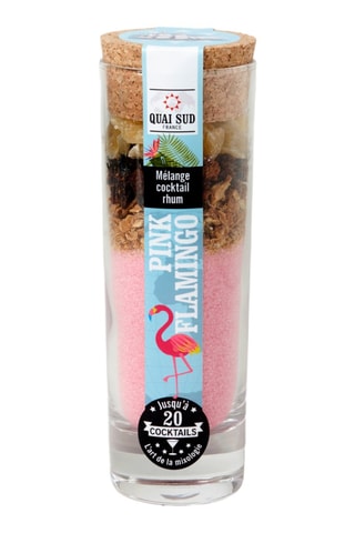 Préparation pour cocktail rhum Pink Flamingo - 120 g