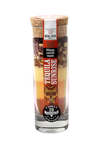 Mélange pour cocktail Tequila Sunrise et verre - 95 g