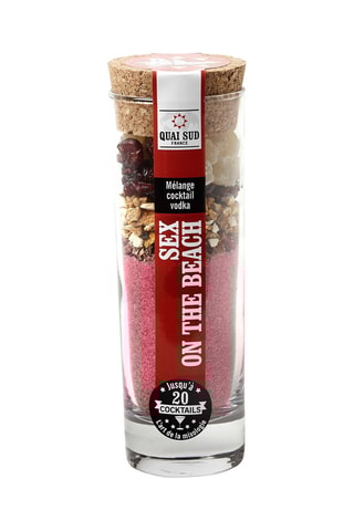 Mélange pour cocktail Sex on the Beach et verre - 100 g