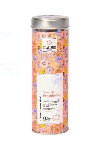 Thé noir nougat et framboise 75 g