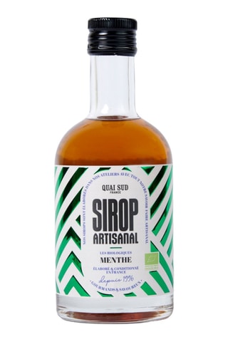 Sirop artisanal à la menthe bio - 35 cl