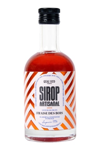 Sirop artisanal à la fraise des bois - 35 cl
