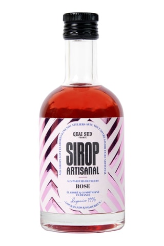 Sirop artisanal au parfum de rose - 35 cl