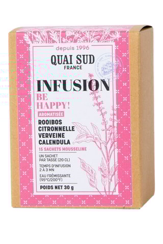 Infusion aromatisée rooibos citronnelle verveine calendula - 15 sachets