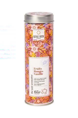 Thé noir aromatisé saveurs fruits rouges vanille - 75 g