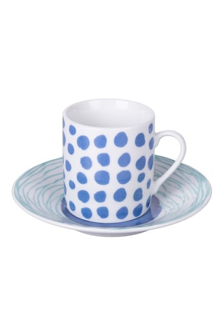 Service à café en porcelaine Marea - 6 personnes