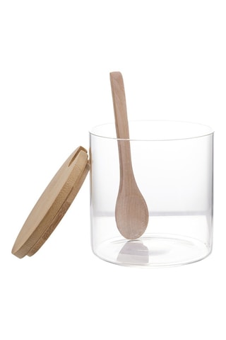 Sucrier en verre borosilicate