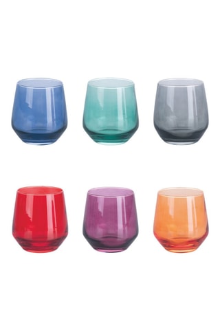 6 verres à eau Color - 36,5 cl