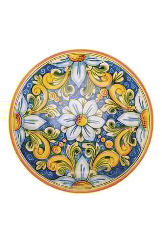 6 assiettes plates en porcelaine La Tradizione - 19 cm