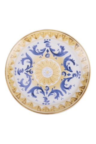 6 assiettes plates en porcelaine Sicilia - 19 cm