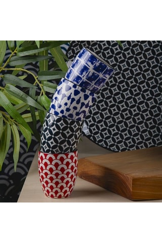 6 tasses à café en grès Confusion - 9 cl