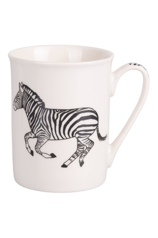 3 mugs en porcelaine Safari - 31 cl