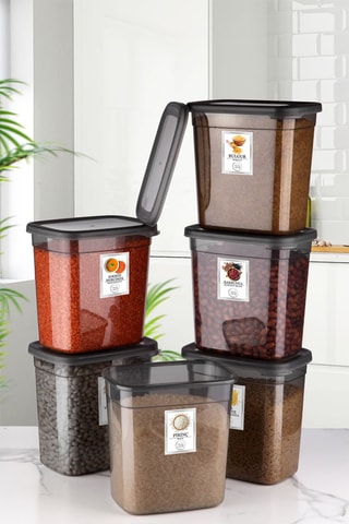 6 boîtes de conservation 2 l