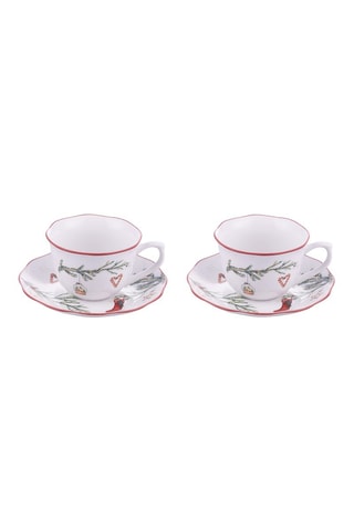 Service à thé en porcelaine Rametto - 2 personnes