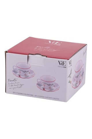 Service à thé en porcelaine Rametto - 2 personnes