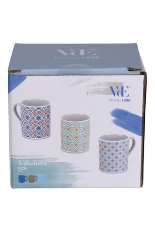 3 mugs en porcelaine - 35 cl