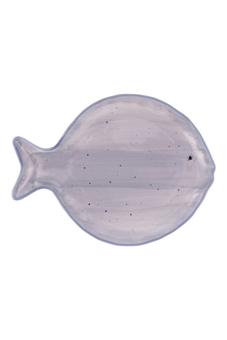Assiette à poisson en porcelaine - 25,3 cm