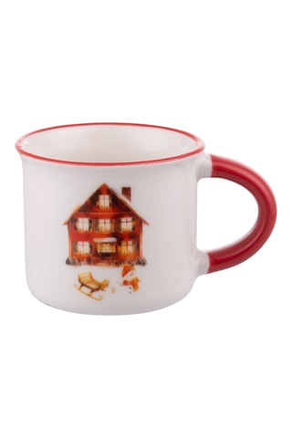 6 tasses à café en porcelaine – 90 cl