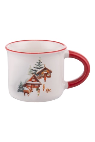 6 tasses à café en porcelaine – 90 cl