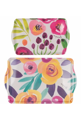 2 plateaux - 38 x 24 cm et 46 x 29,5 cm