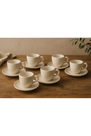 Service à café en grès - 6 personnes