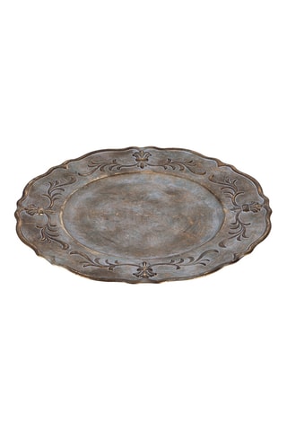 6 assiettes de présentation - 33 cm