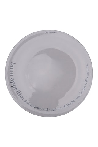6 assiettes plates - 33 cm
