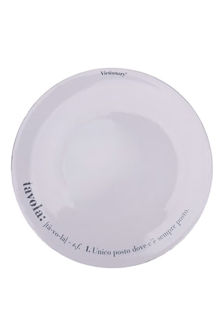6 assiettes plates - 33 cm