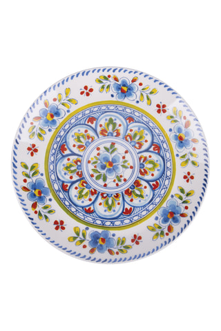 6 assiettes à dessert en porcelaine - 19,3 cm