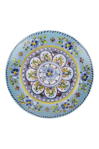 6 assiettes à dessert en porcelaine - 19,3 cm