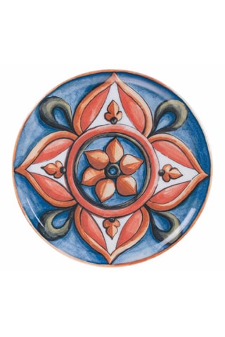 4 assiettes à pizza en porcelaine - 33 cm