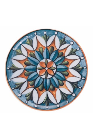 4 assiettes à pizza en porcelaine - 33 cm