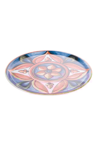 4 assiettes à pizza en porcelaine - 33 cm
